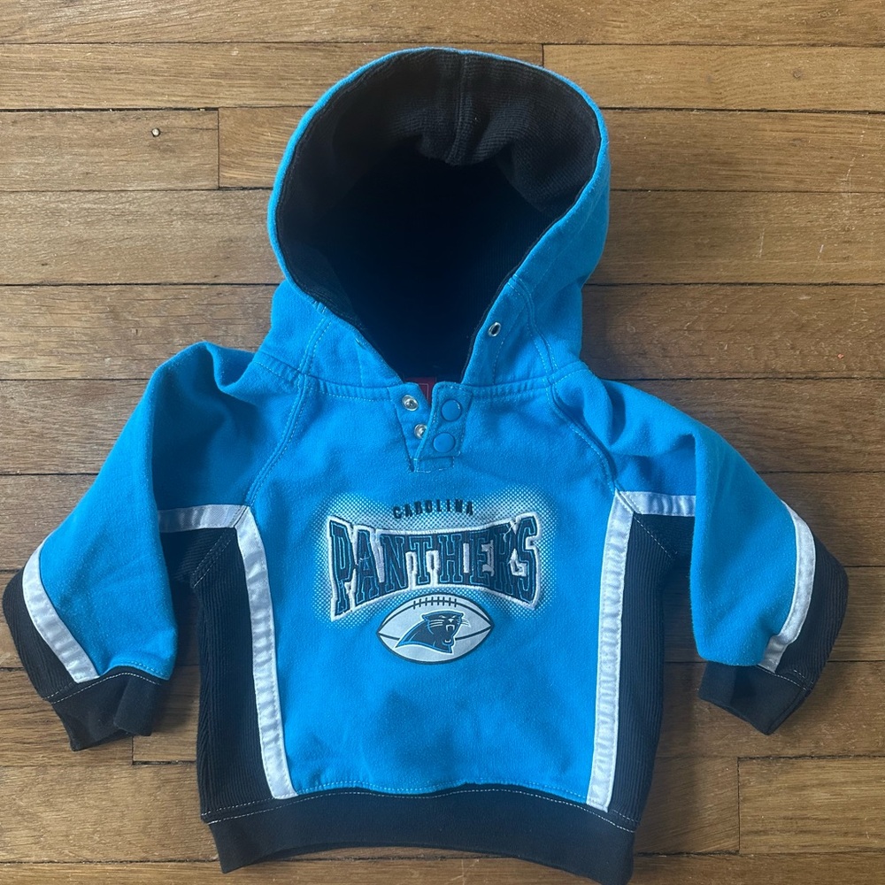 Vintage Reebok Carolina‎ Panthers Toddler Hooded Sweatshirt